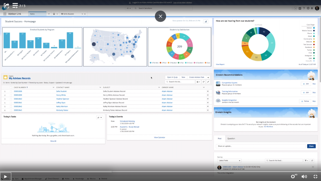 Education Cloud Dashboard 