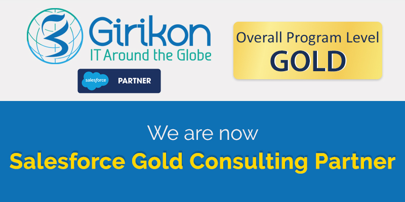 Girikon is now a Salesforce Gold Certified Partner