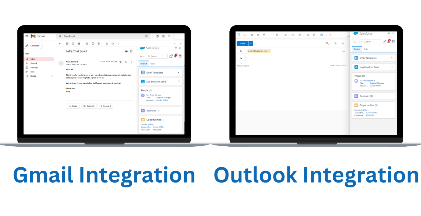 Gmail Integration Outlook Integration